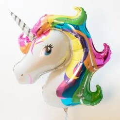 Rainbow Unicorn Supershape Helium Balloon