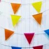 Rainbow Multi Coloured Party Flag Bunting