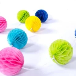 Multicoloured Honeycomb Garland