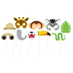 Jungle Photo Booth Props (x10)