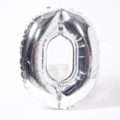 Air-Fill Silver 16" Letter Party Balloon O