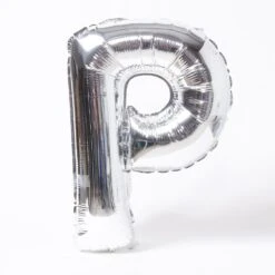 Air-Fill Silver 16" Letter Party Balloon P
