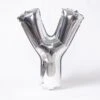 Air-Fill Silver 16" Letter Party Balloon Y