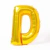 Air-Fill Gold 16" Letter Party Balloon D