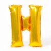 Air-Fill Gold 16" Letter Party Balloon H