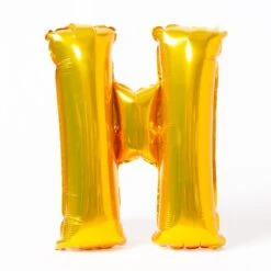 Air-Fill Gold 16" Letter Party Balloon H