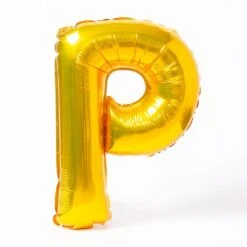 Air-Fill Gold 16" Letter Party Balloon P