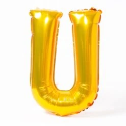 Air-Fill Gold 16" Letter Party Balloon U
