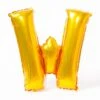 Air-Fill Gold 16" Letter Party Balloon W
