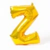 Air-Fill Gold 16" Letter Party Balloon Z
