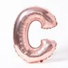 Air-Fill Rose Gold 16" Letter Party Balloon C