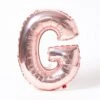 Air-Fill Rose Gold 16" Letter Party Balloon G