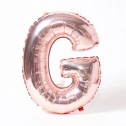 Air-Fill Rose Gold 16" Letter Party Balloon G