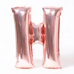 Air-Fill Rose Gold 16" Letter Party Balloon H