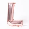 Air-Fill Rose Gold 16" Letter Party Balloon L