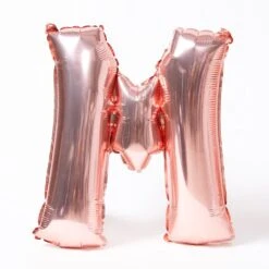 Air-Fill Rose Gold 16" Letter Party Balloon M