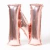 Air-Fill Rose Gold 16" Letter Party Balloon N