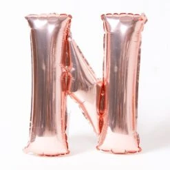 Air-Fill Rose Gold 16" Letter Party Balloon N