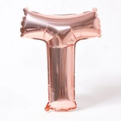 Air-Fill Rose Gold 16" Letter Party Balloon T