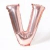 Air-Fill Rose Gold 16" Letter Party Balloon V