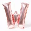 Air-Fill Rose Gold 16" Letter Party Balloon W