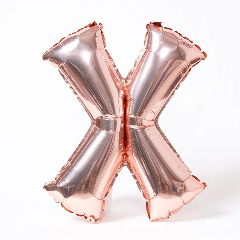 Air-Fill Rose Gold 16" Letter Party Balloon X 1 Air-Fill Rose Gold 16" Letter Party Balloon X