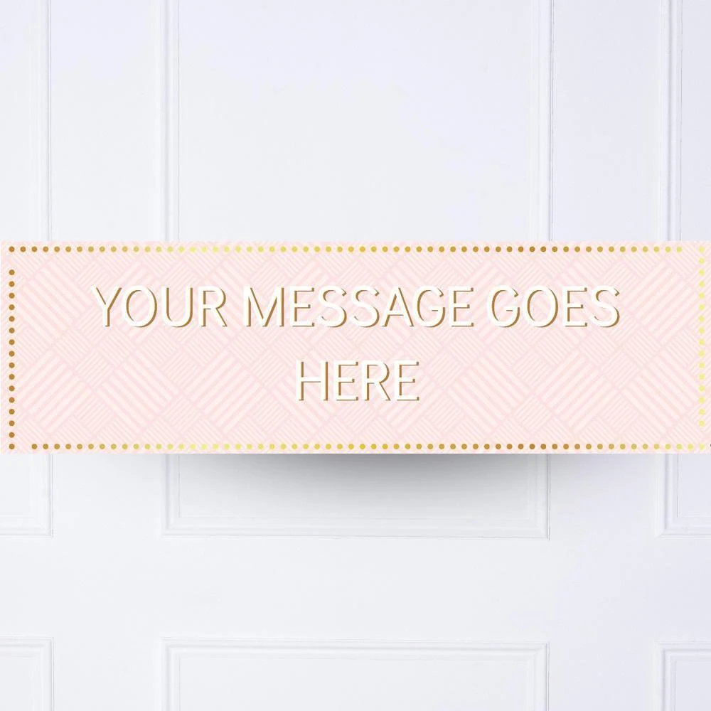 Pink Pastel Perfection Personalised Party Banner 2 Pink Pastel Perfection Personalised Party Banner - Image 2