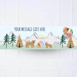 Lets Explore Personalised Party Banner