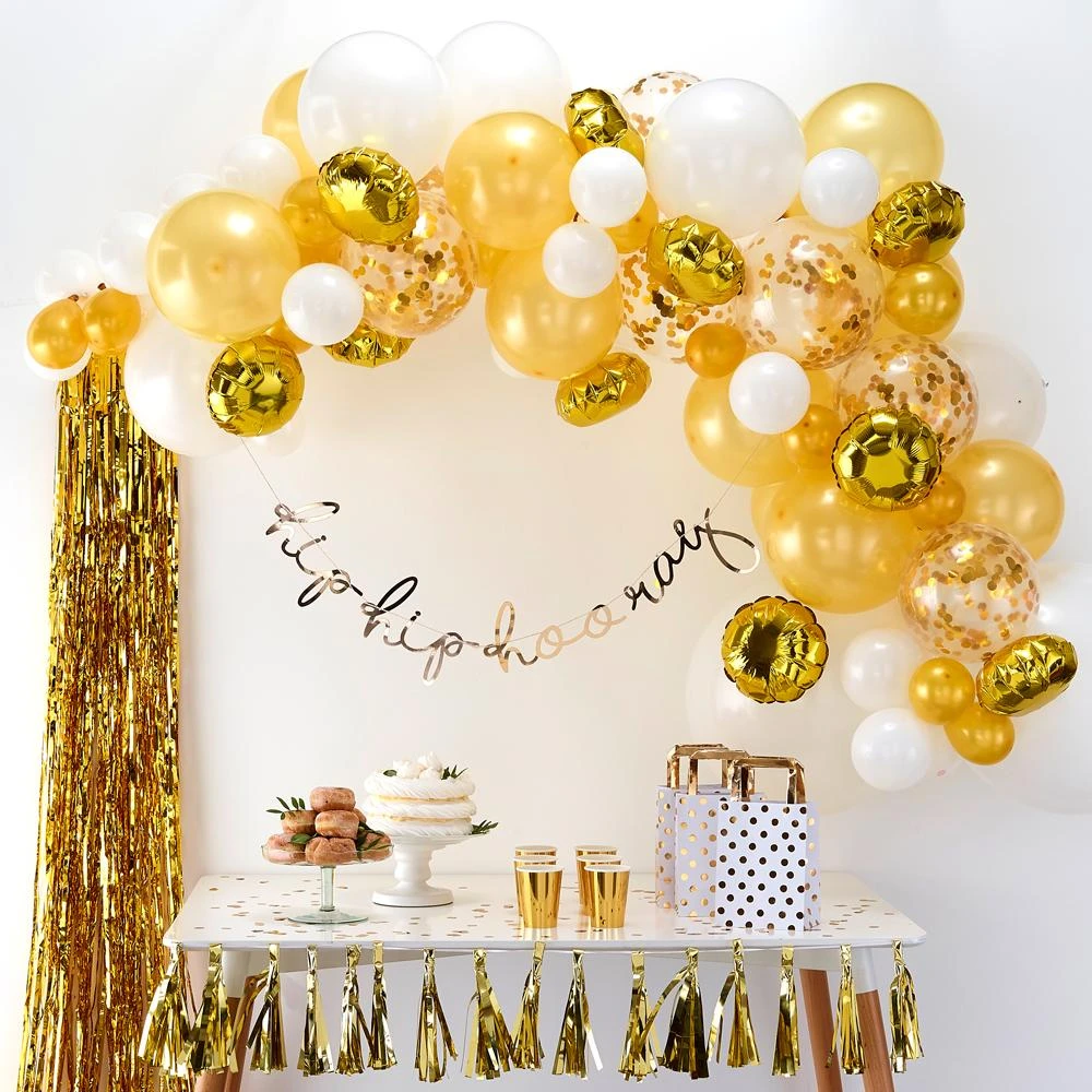 Balloon Arch - Gold 1 Balloon Arch - Gold