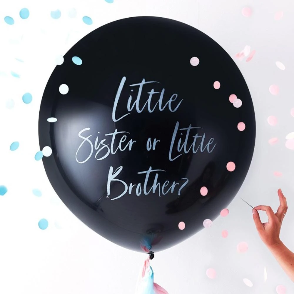 Little Brother/Sister Gender Reveal Balloon 1 Little Brother/Sister Gender Reveal Balloon