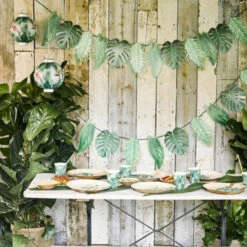 Tropical Palm - Leaf Garland -Decorations Party Shop 33006TropicalLeafGarland 3