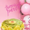 Aloha Tropical Party Cake Topper