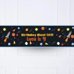 Decorations Party Shop -Decorations Party Shop 33133 Space Blast Personalised Party Banner no2 2d1a4429 6d9c 4d37 adab be17fdc2d780