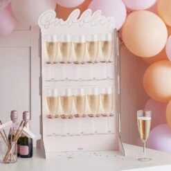 Gold Foiled Prosecco Wall