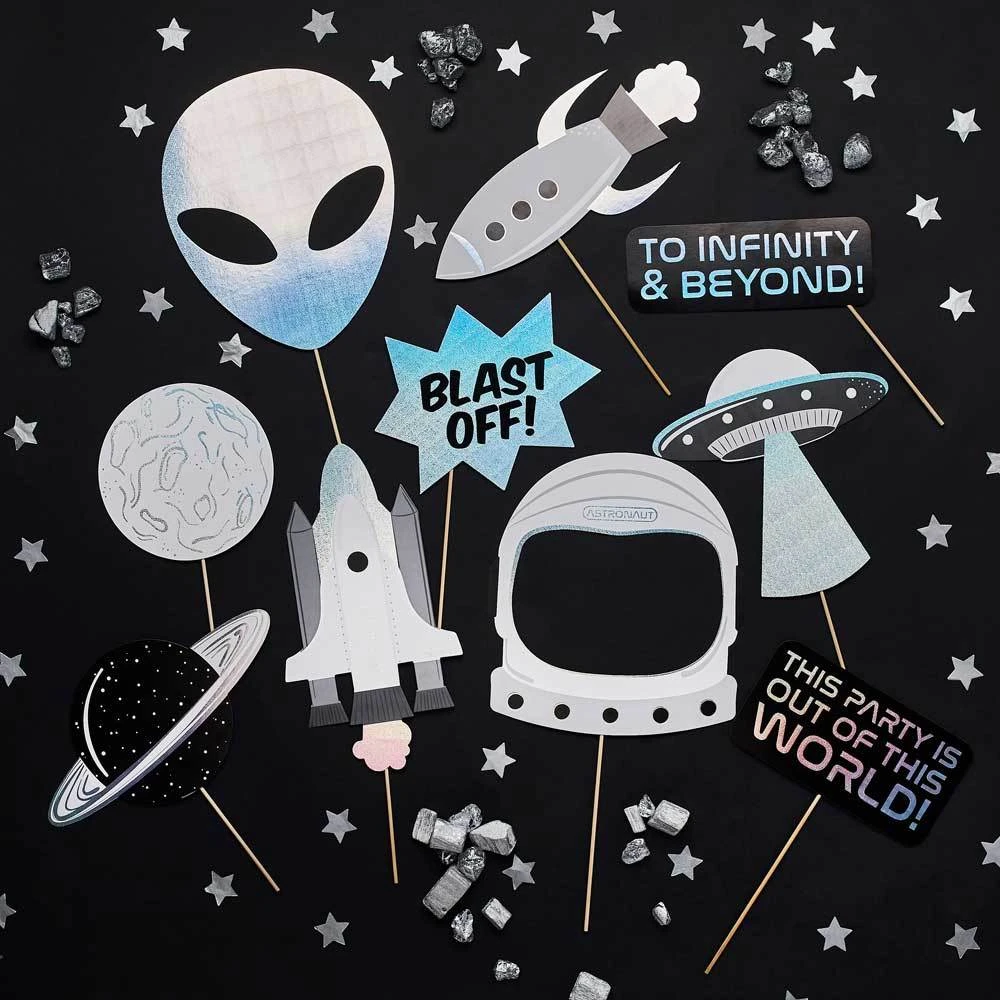 Blast Off Photo Booth Props (x10) 1 Blast Off Photo Booth Props (x10)