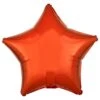 Star Foil Balloon - Metallic Orange