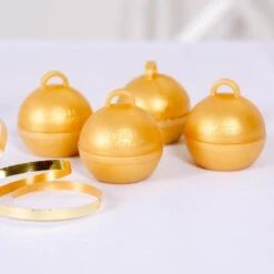 Bubble Balloon Weight Gold (x4)