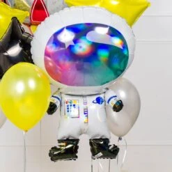 Supershape Holographic Iridescent Astronaut