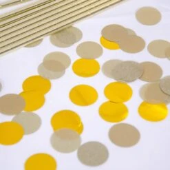 Gold Disc Confetti 15g -Decorations Party Shop 35106GoldDiscConfetti15g 2 bab7e306 33b5 40bc a410 d47deb1afe4e