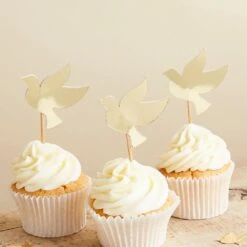 Communion Dove Food Picks (x6)