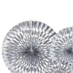 Decorative Rosettes Silver (x3) -Decorations Party Shop 35643 Decorativer Rosettes Silver x3 b cabeb02a 64c0 4d70 8283 7878af51ec0b