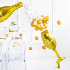 Supershape Glass Foil Balloon 7 Supershape Glass Foil Balloon -Decorations Party Shop 35892 Foil Balloon Glass Gold b b75db9db 45b1 4dae bbaa e74172ec5e4b