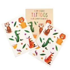 Colourful Creatures Temporary Tattoos -Decorations Party Shop 35980 Colourful Creatures Temporary Tattoos c 4f04d33d 29ca 4795 a432 8593f4a83cbe