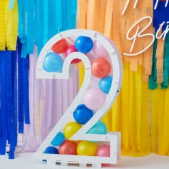 Balloon Mosaic Number Stand 2