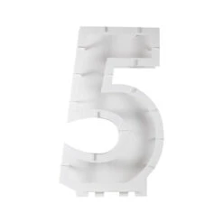 Balloon Mosaic Number Stand 5 -Decorations Party Shop 36600 Number5BalloonFrameKit CutOut