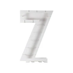 Balloon Mosaic Number Stand 7 -Decorations Party Shop 36602 Number7BalloonFrameKit CutOut