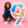 Balloon Mosaic Number Stand 9