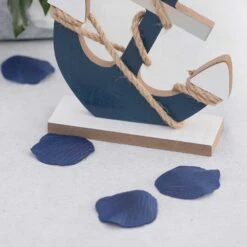Blue Petals & Leaves Table Scatter