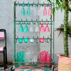 Acrylic Champagne Glass With Embossed Detail - Clear -Decorations Party Shop 37177 Acrylic Champagne Glass with Swirly Embossed Detail c