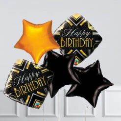 Inflated Balloon Bunch - Art Deco -Decorations Party Shop 37219 Lifestyle mock up bubble balloons newinflated 5 2